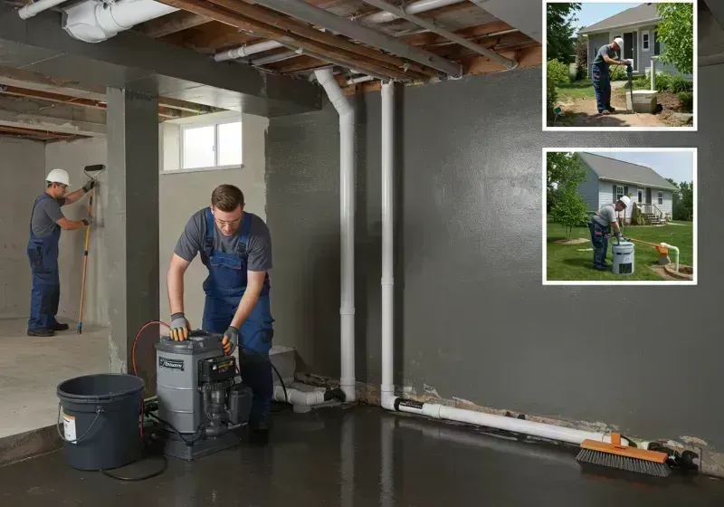 Basement Waterproofing and Flood Prevention process in Plattsburg, MO